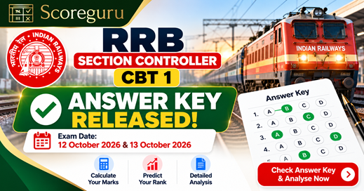 Answer Key Released for RRB Section Controller CBT 1: Check Your Scores and Rank Now!